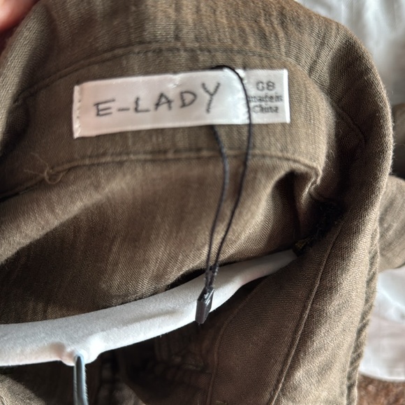 LF women’s olive green button up - Picture 7 of 7